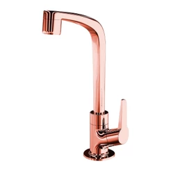 Torneira Lavatório Bica Alta Flatt 1195 F71 Rose Gold Lorenzetti