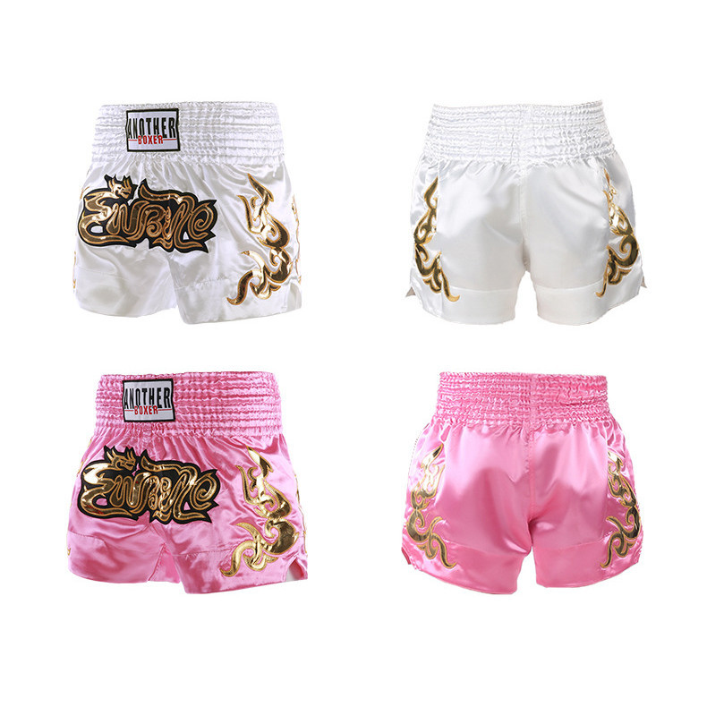 Shorts de Muay Thai Boxe Luta Kickboxing Grappling Treinamento Treino Academia Shorts para Homens Mulheres. em Oferta na Shopee