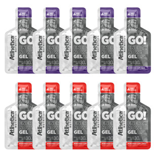 Gel Carb Go Energy Now Atlhetica 10x30g Beta Alanin Cafeina em Oferta na Shopee