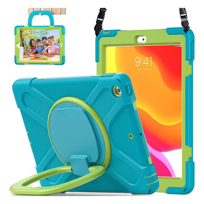 Capa Protetora Giratória Com Suporte Redondo Para iPad 10ª Geração, iPad air3/4/5, ipad pro 10,5 ou 11 ou 12,9polegadas