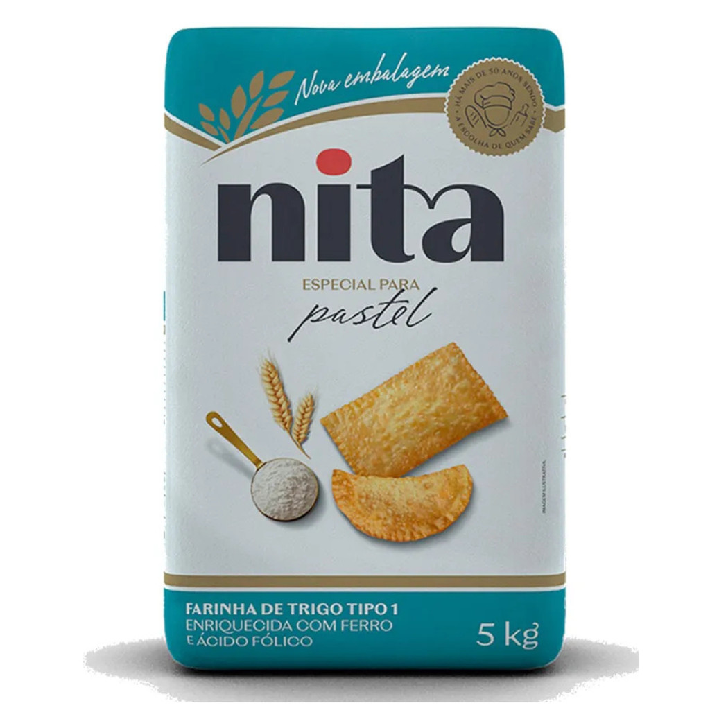 Farinha De Trigo Tipo 1 Pastel Nita - 5kg