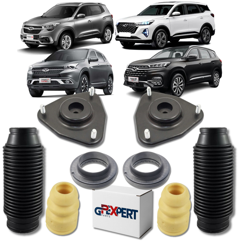 KIT COXIM BATENTE COIFA COM ROLAMENTO AMORTECEDOR DIANTEIRO PARA TIGGO 5X 7 8 2018 2019 2020 2021 2022 2023 2024