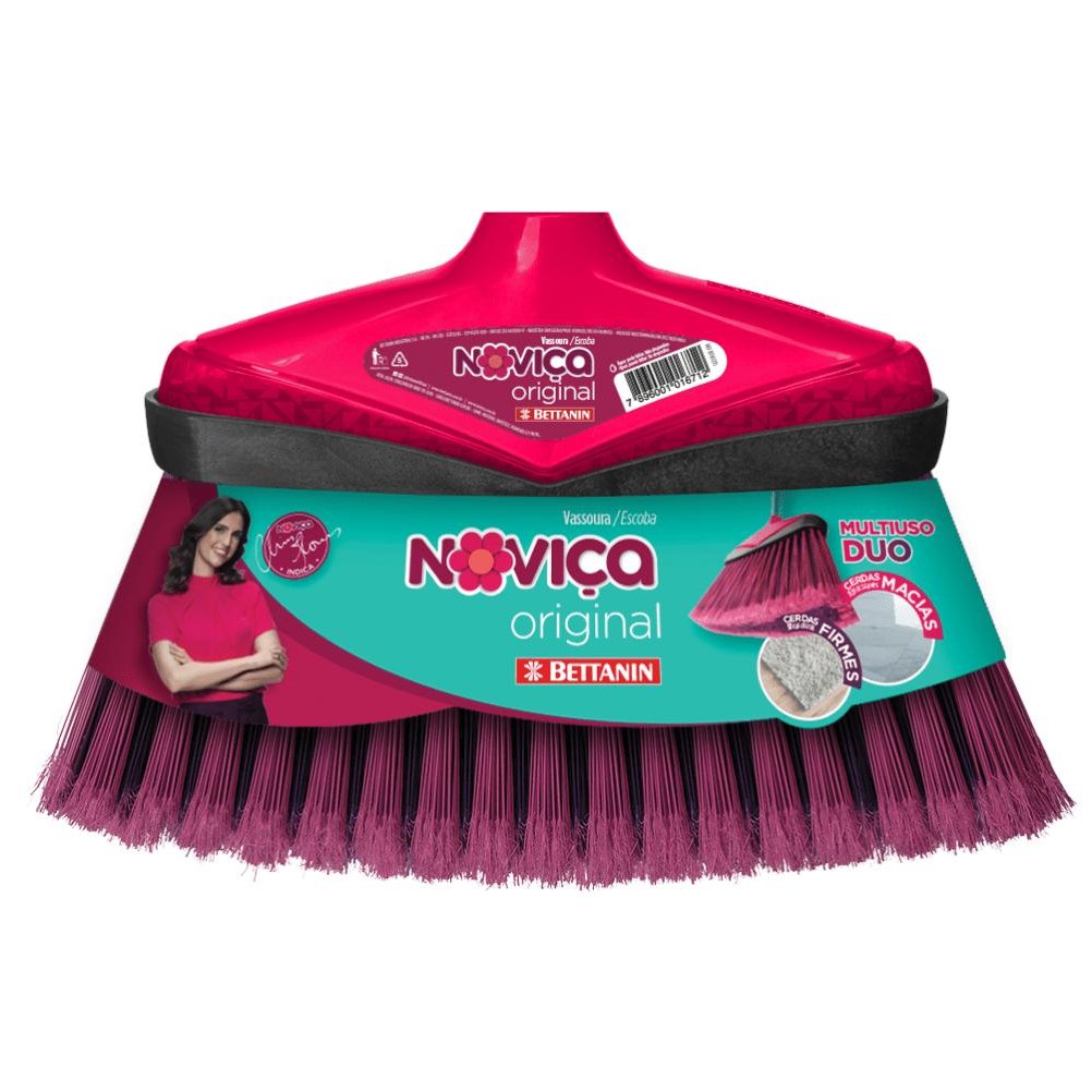 Vassoura Multiuso Original sem Cabo Noviça Bettanin em Oferta na Shopee