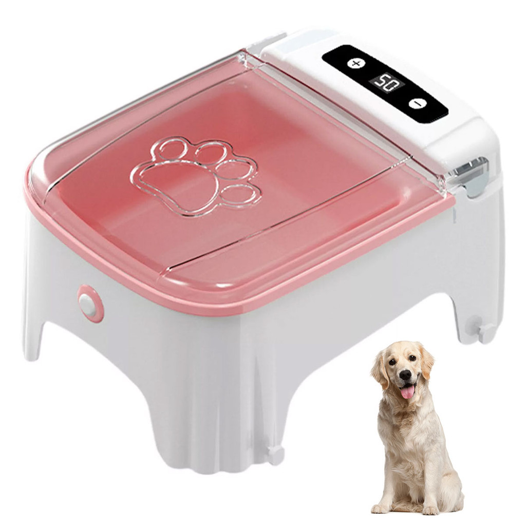 Comedouro Automatico Cachorro Pet Cao Gato Raçao Petisco Animal de Estimaçao Temporizador Programavel Sensor Movimento