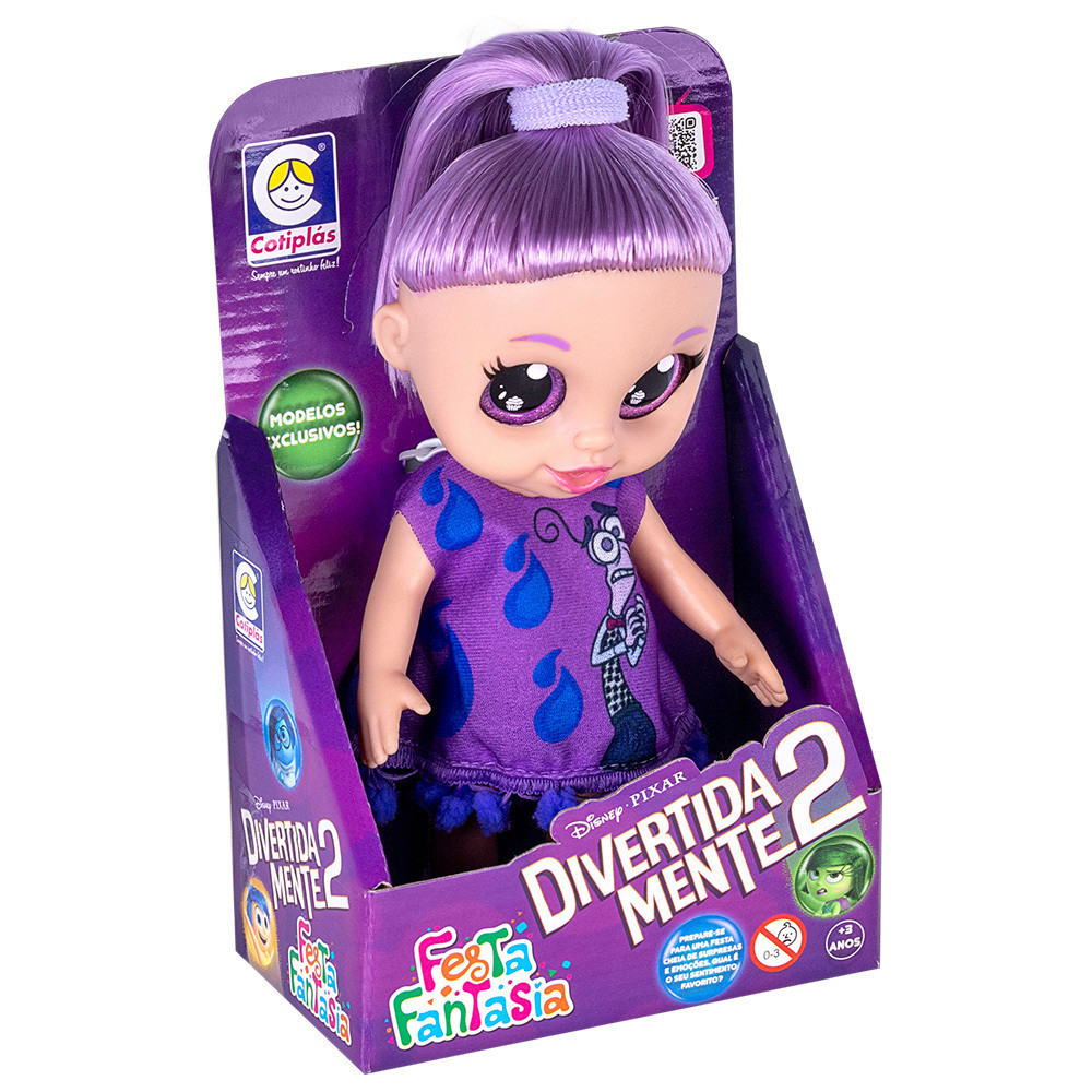 Boneca Divertida Mente 2 Festa Fantasia Medo em Oferta na Shopee