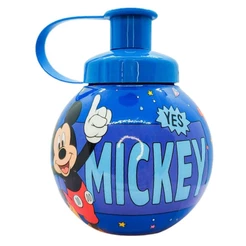 Garrafa Squeeze Bola Mickey Yes - Azul - 250ml - 1 unidade - Disney Original - Rizzo