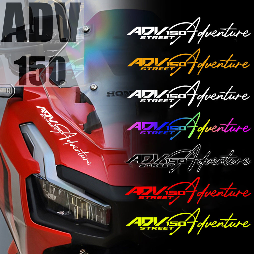 2 Peças Adequadas Para Honda ADV150 ADV 150 waterp Motocicleta Adesivo Dianteiro Modificação Decalque Do Tanque De Combu