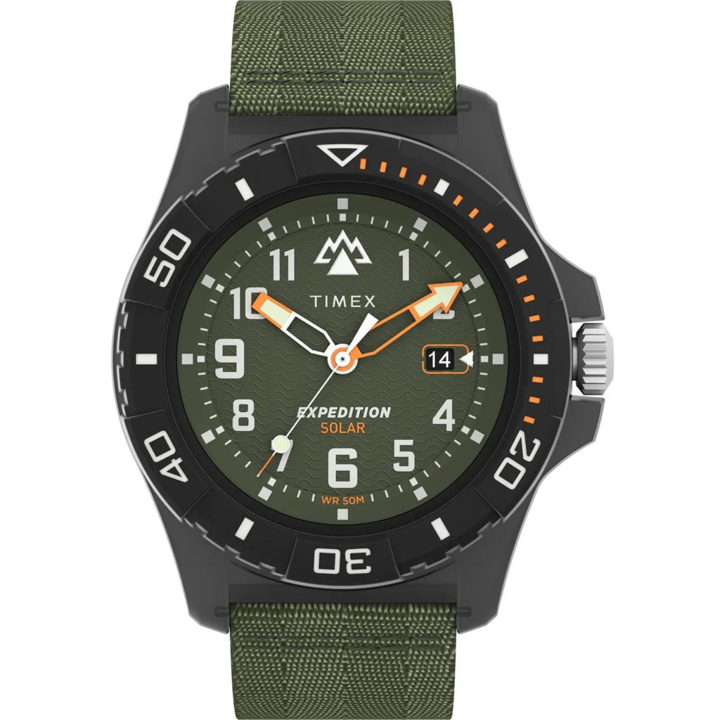 Relógio Timex Expedition North Freedive Ocean Solar TW2V40400 Verde em Oferta na Shopee