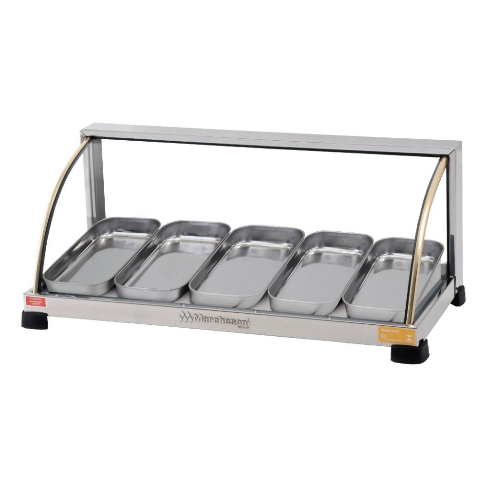 Estufa para Salgados 5 Bandejas Marchesoni Linha Ouro Inox 127V - EF.2.051