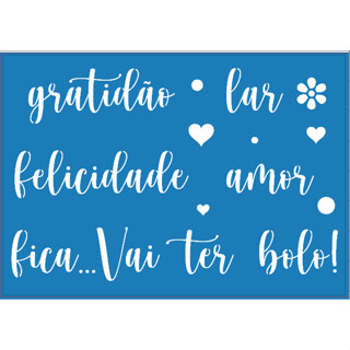 Stencil pintura em tecido Palavras Amor Felicidade gratidão lar, estêncil lavável, pintura em tecido, pano de prato em Oferta na Shopee