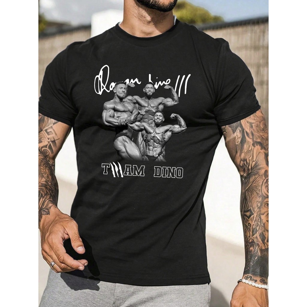 Camiseta Ramon Dino Academia Gym Musculação Camisa  Unissex Masculino Feminino   Streetwear