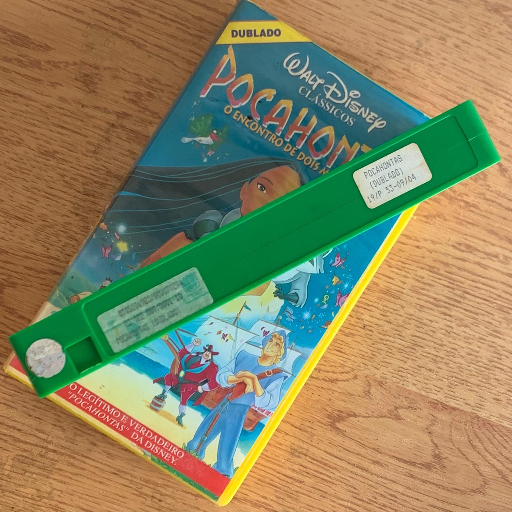 VHS POCAHONTAS O ENCONTRO DE DOIS MUNDOS - WALT DISNEY (ORIGINAL)