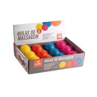 Kit Bola Fisioterapia 7 cm PVC Superfície Massageadora T62 em Oferta na Shopee