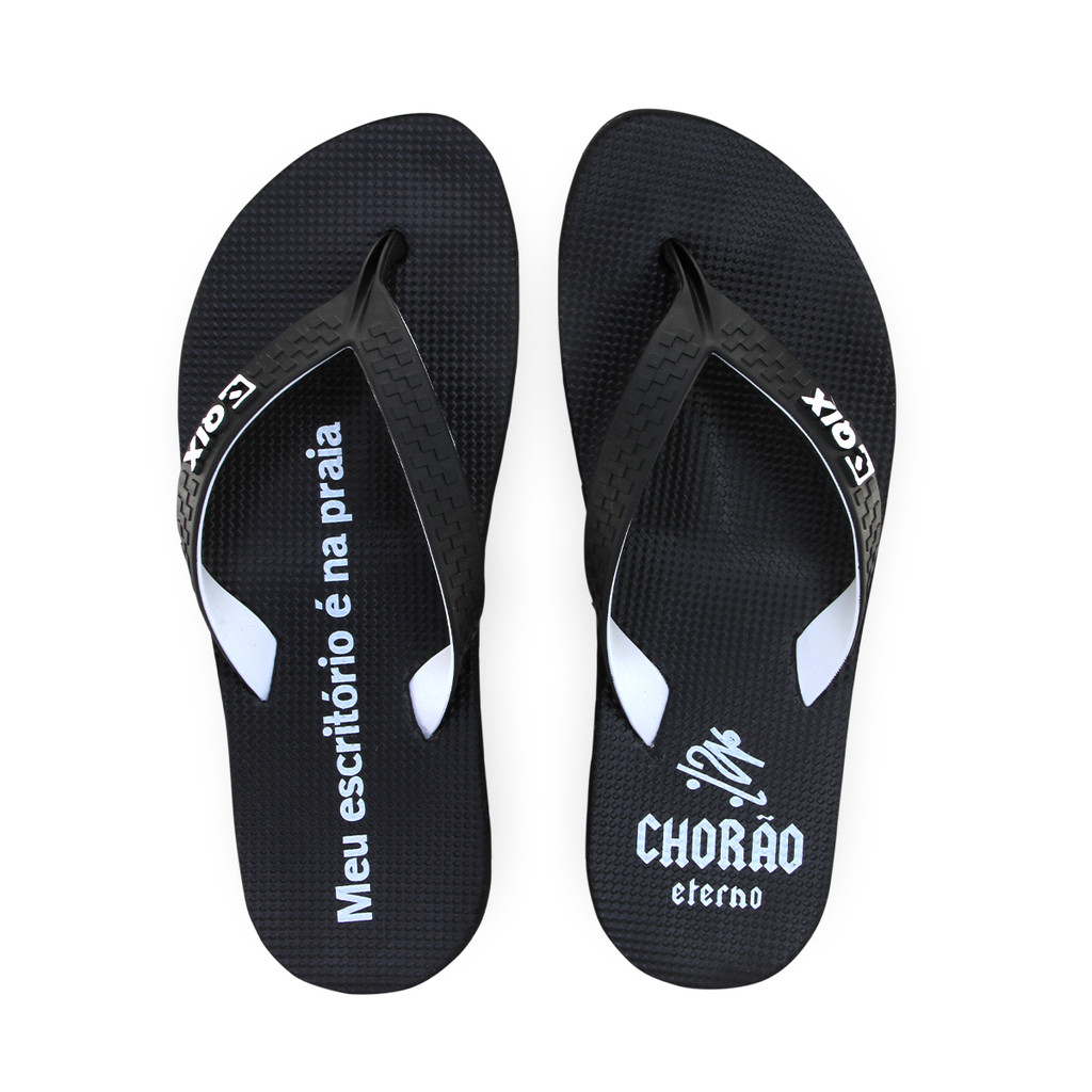 Chinelo da Lata Chorão Qix Skate Original Borracha acompanha lata