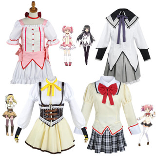 Anime Puella Magi Madoka Magica Kaname Akemi Homura Tomoe Mami Trajes Cosplay Mulher Meninas Uniforme Escolar Vestido em Oferta na Shopee