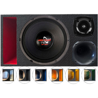 CAIXA TRIO DUTO RÉGUA COLORIDO ALTO FALANTE HARD POWER HP 550 UNLIKE 400 em Oferta na Shopee