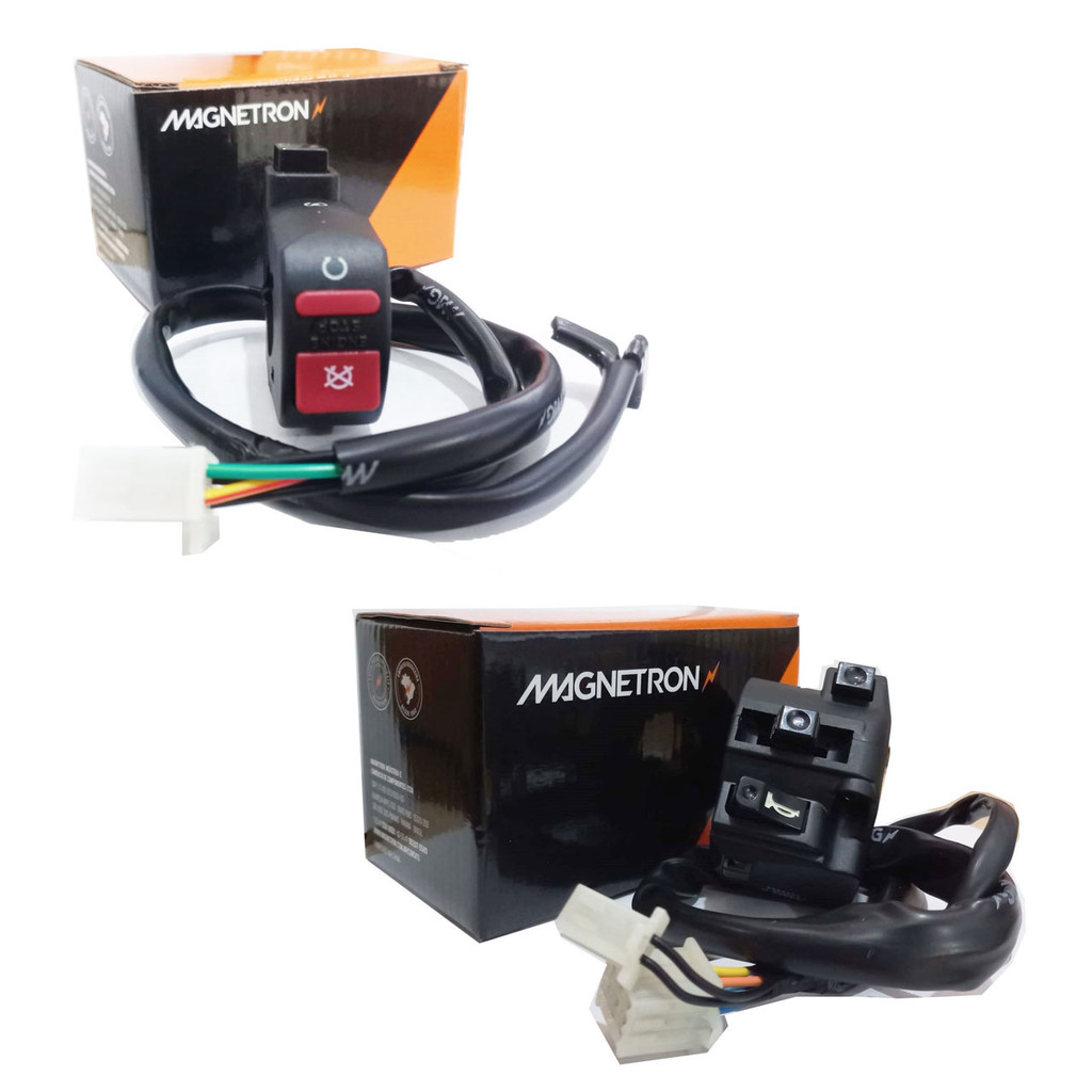 Chave de Luz + Interruptor de Partida Nxr 150 Bros Esd 2009-2014 Magnetron