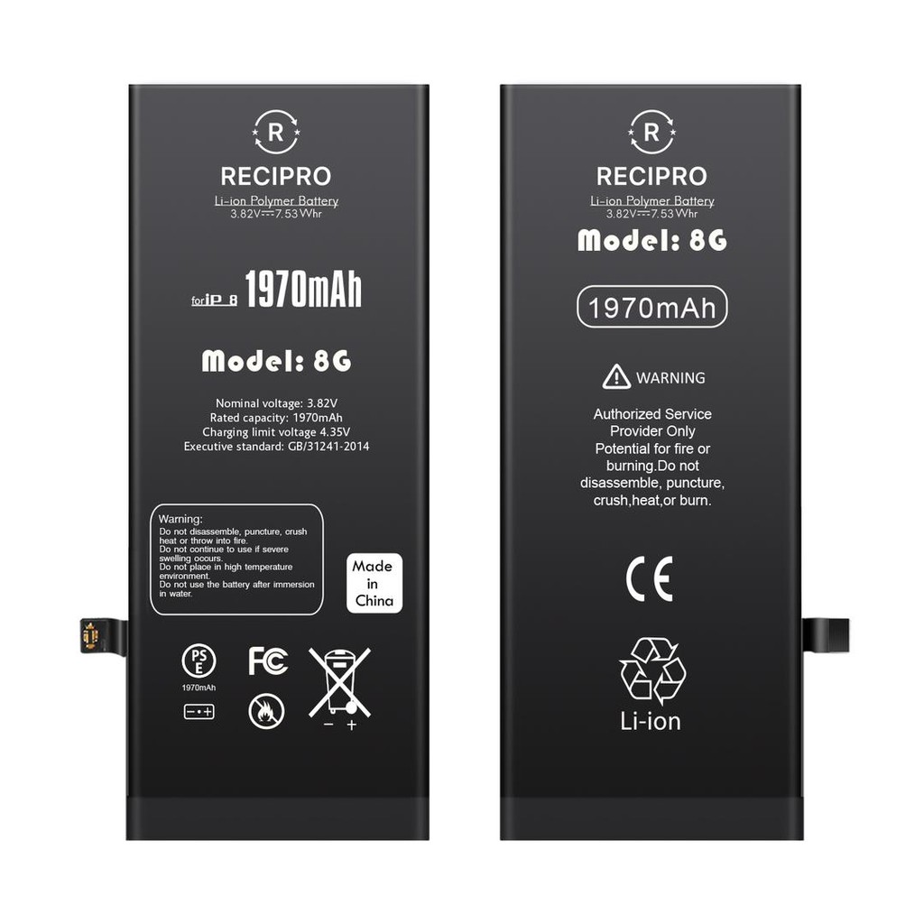 Bateria Para iPhone 7G Original RECIPRO compatível A1660 A1778 A1779 2010 mAh Restaura Saúde em 100%