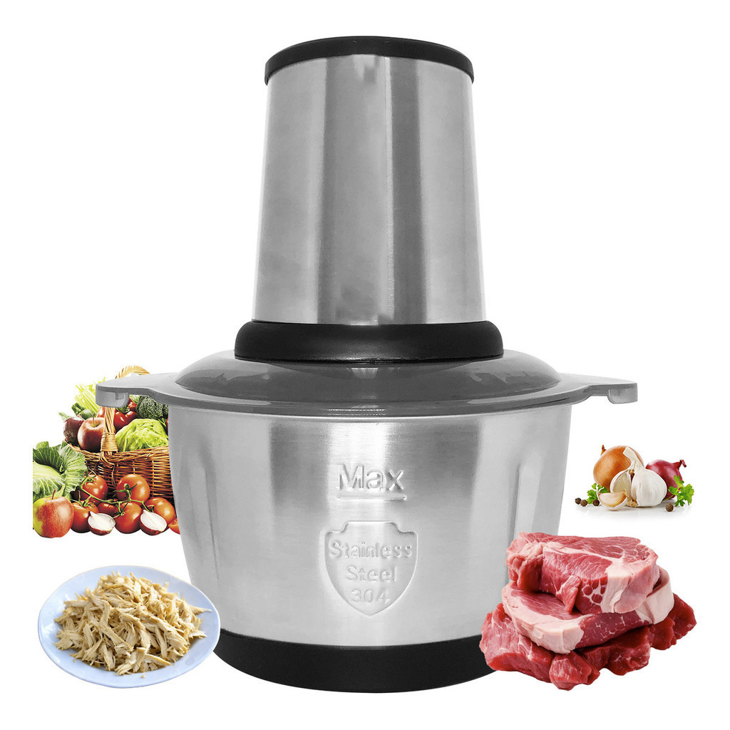Processador e moedor De Carne E Legumes 2l Triturador 500w  110v Portátil