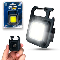 Lanterna Led Refletor Led Chaveiro 5w Pesca Trilhas Camping