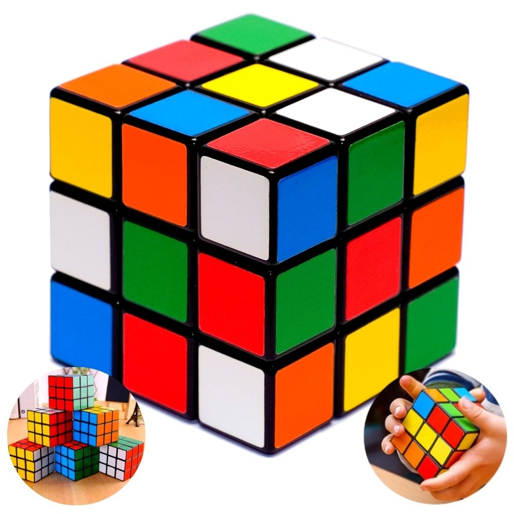 Cubo Mágico 7 CM Brinquedo Infantil Giro Rápido Colorido