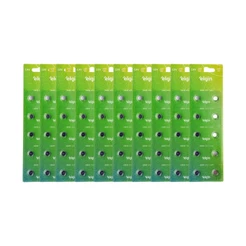 Kit 100 Baterias Pilhas Alcalina Lr621 1,5v 10 Cartela Elgin