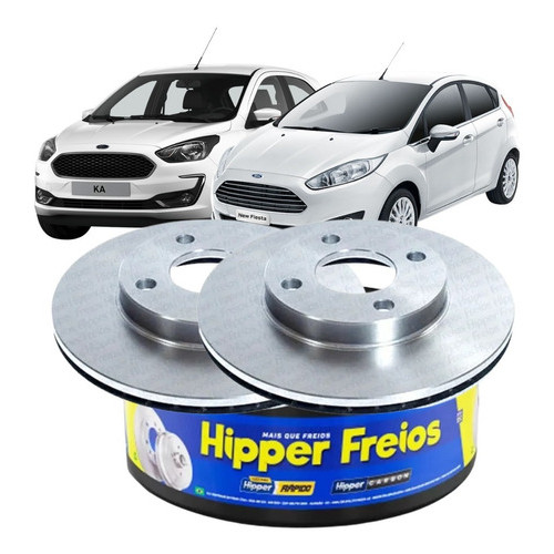 Disco Freio Dianteiro MDS New Novo Ka 1.0 1.5 2015 2016 2017 2018 2019 em Oferta na Shopee