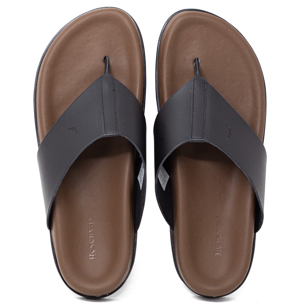 Sandália Masculina Reserva Go Casual Sambô Couro Confortável Original