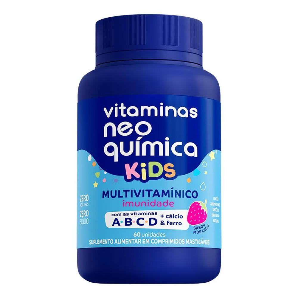 VITAMINAS NEO QUIMICA KIDS COM 60 COMPRIMIDOS em Oferta na Shopee