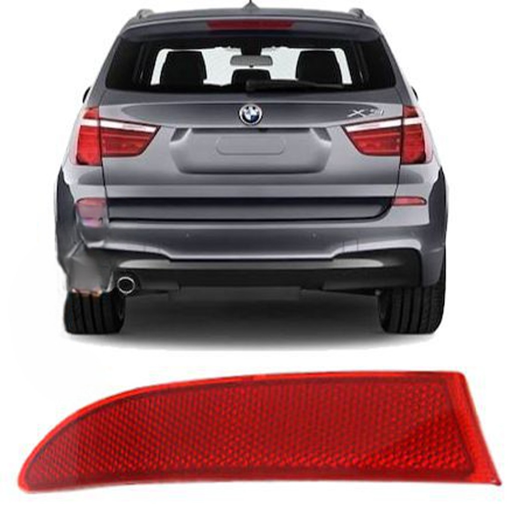 Olho de Gato Refletor Parachoque Traseiro Bmw X3 de 2011 À 2014 - Esquerdo