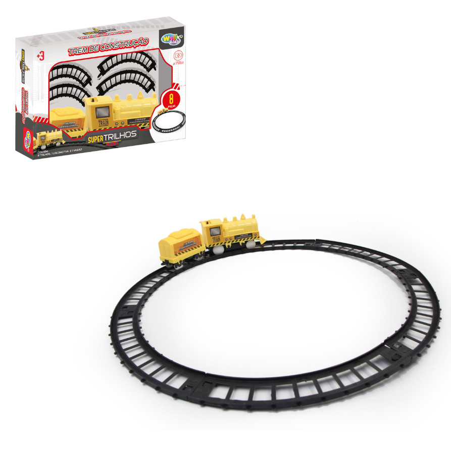 Trenzinho Locomotiva Clássico Pilha Ferrorama Construção