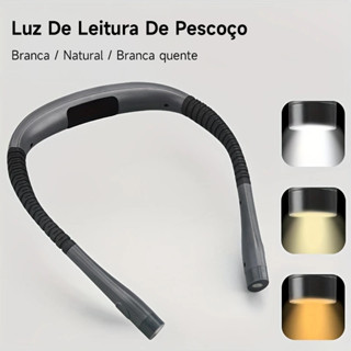 Lâmpada De Leitura No Pescoço Novidade Luzes De Flexíveis Livro Mãos Livres Lâmpada Portátil USB Recarregável Iluminação em Oferta na Shopee
