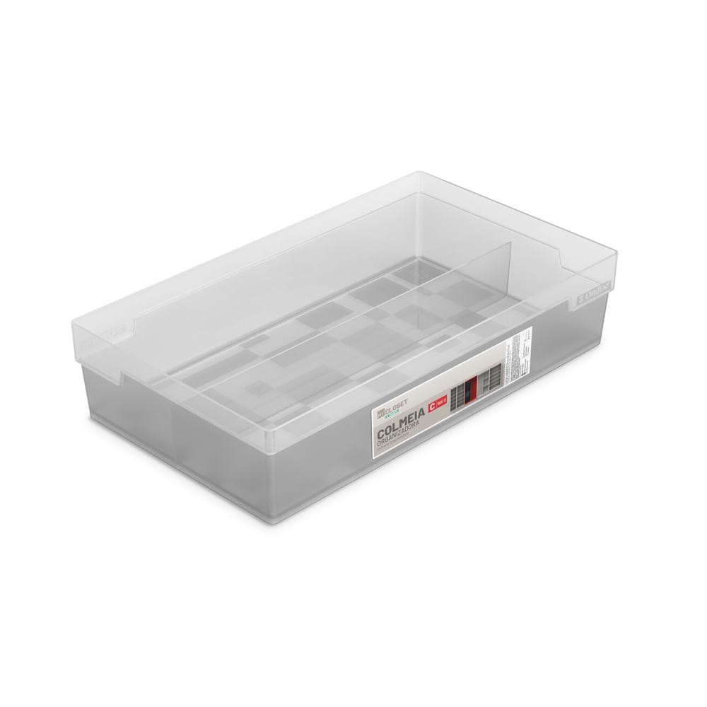 Colmeia Organizadora Cristal 2 Divisórias Closet Ordene em Oferta na Shopee