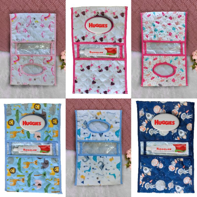 Porta Fralda Para Bebê Lenço Umedecido Portátil Pomada Menina Menino em Oferta na Shopee