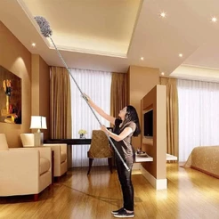 Espanador 2,80 Metros Ajustável Dobravel Cleaner/Escova De Limpeza De PoeiraTelhado Aranha Teia Teto Cama Mesa