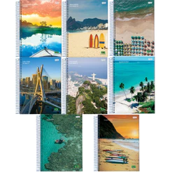 Caderno Universitário 1 Matéria Capa Dura 96F Brasilidade