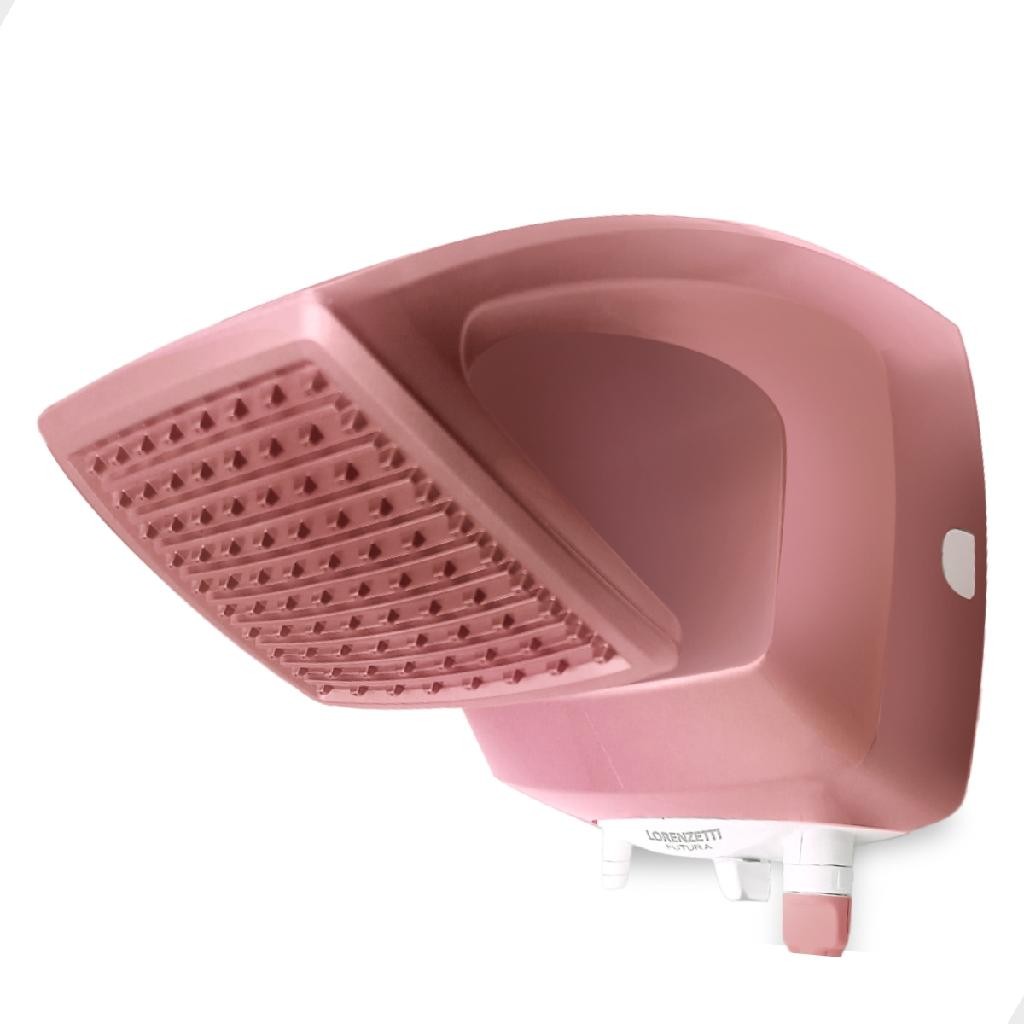 Chuveiro Eletrônico Ducha Futura Lorenzetti Rose Gold 220V Crie Construa