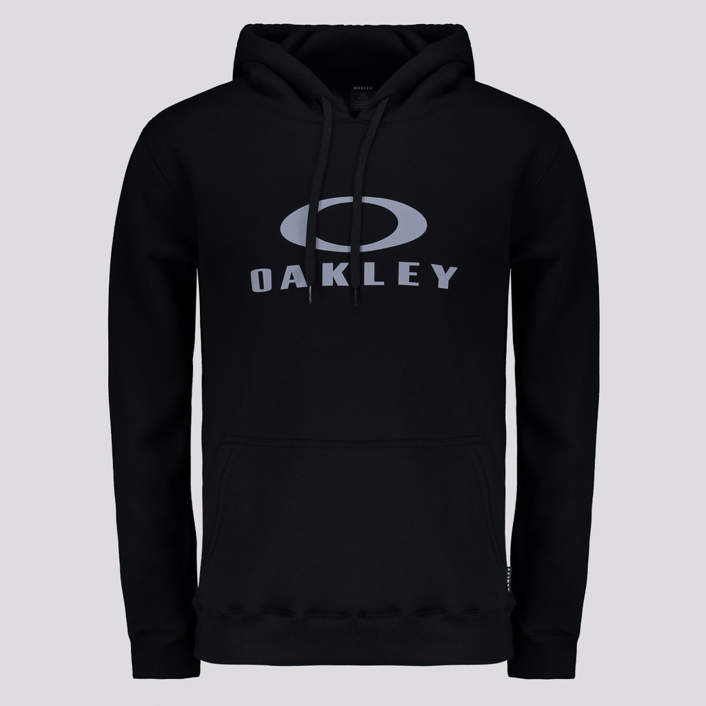 Moletom Oakley Dual Hoodie II Preto e Cinza
