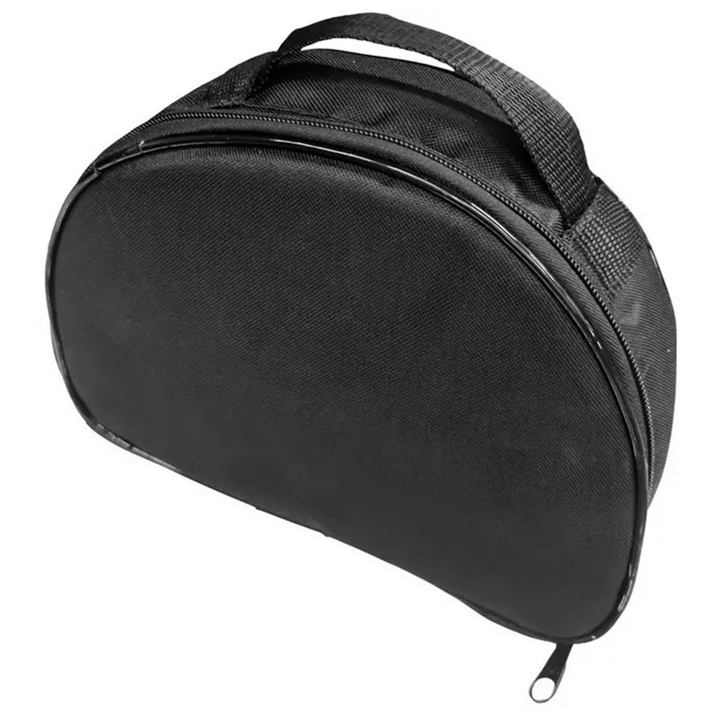 Capa Pandeirola Meia Lua Almofadada Alça De Mão em Oferta na Shopee