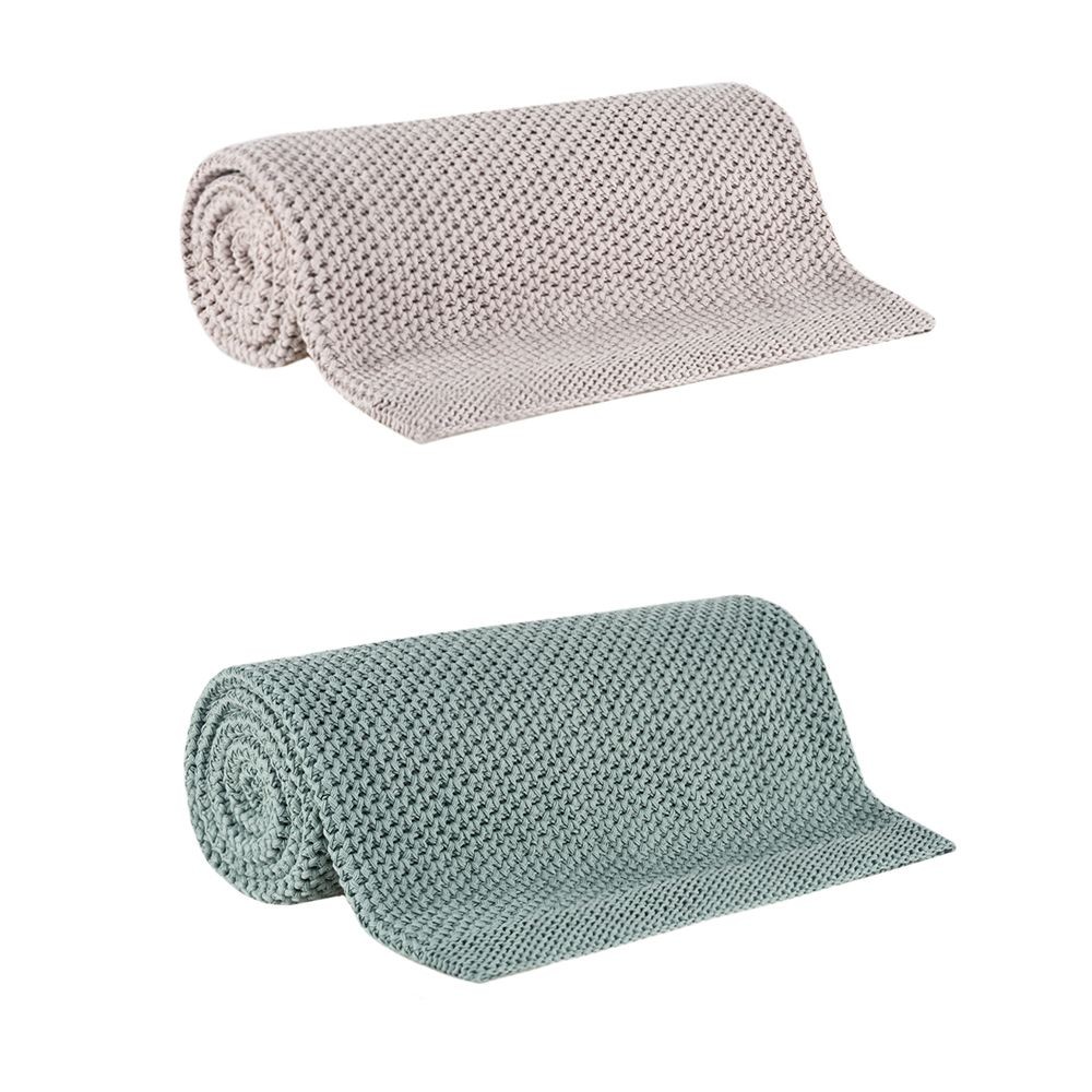 Manta Tricot Yves Buddemeyer 125x150cm em Oferta na Shopee