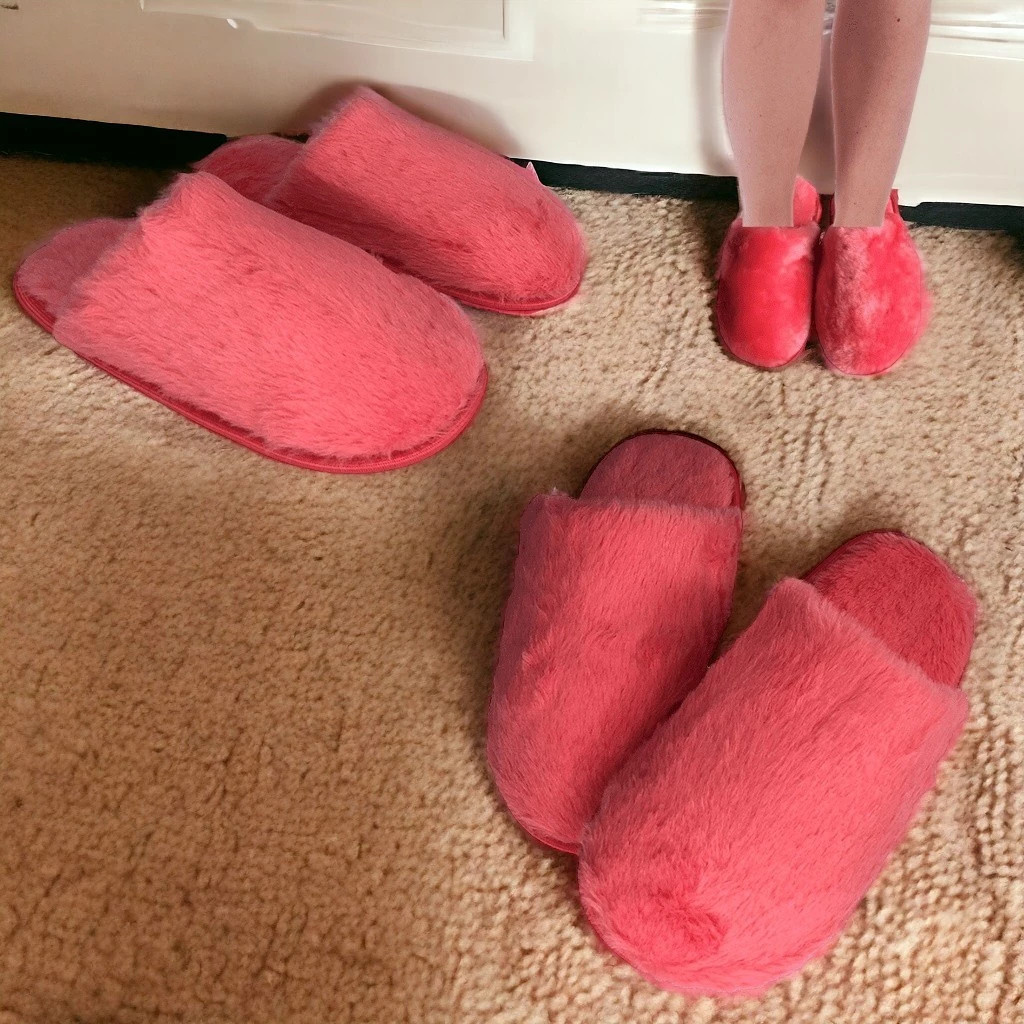 Pantufa Lã Pelúcia Sandália Tênis Bota Aquecer Chinelo Inverno Sandália Inverno Sapato Touca Luva