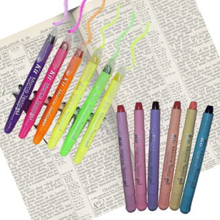 Marca Texto Gel Pastel e Neon 12 unidades Ideal para Bíblia e Estudos em Oferta na Shopee