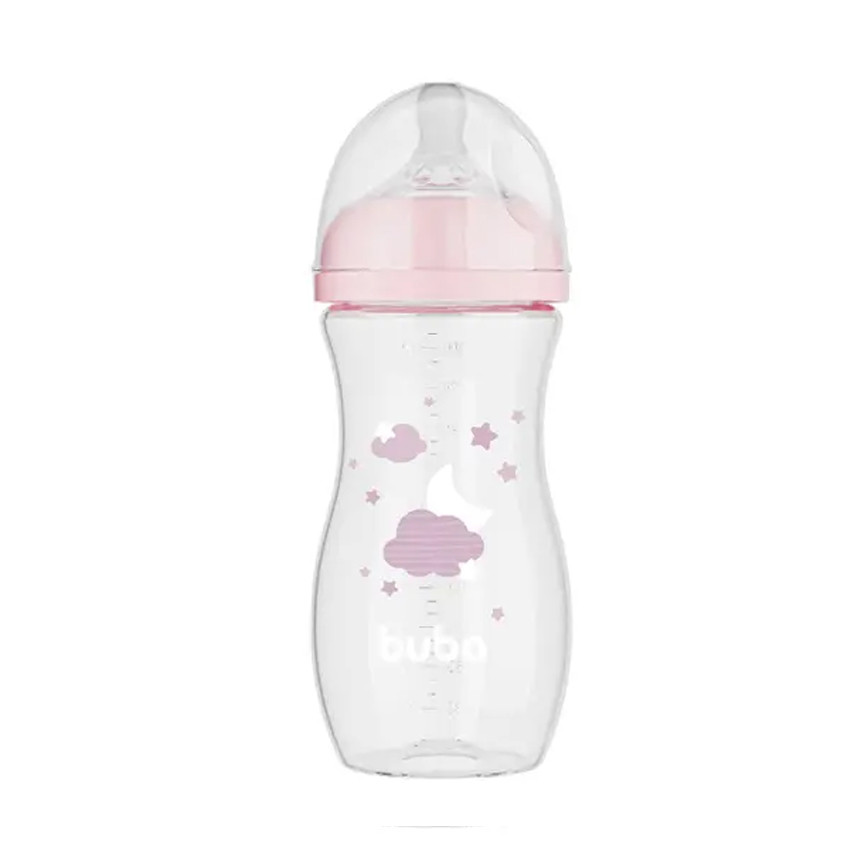 Mamadeira Buba Easy Flow Bico Fluxo 3 Nuvem 330ml em Oferta na Shopee