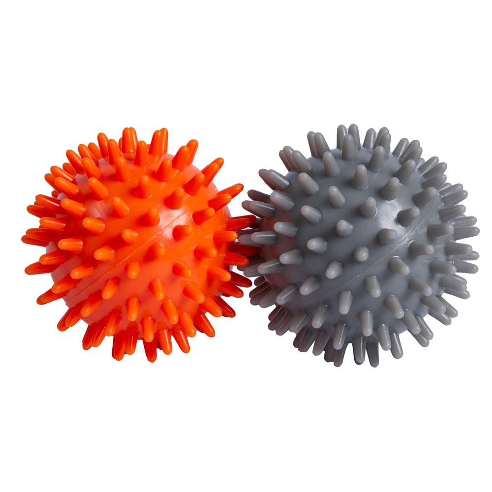 Par de Bolas Massagem PVC T126 Cinza e Laranja Acte em Oferta na Shopee