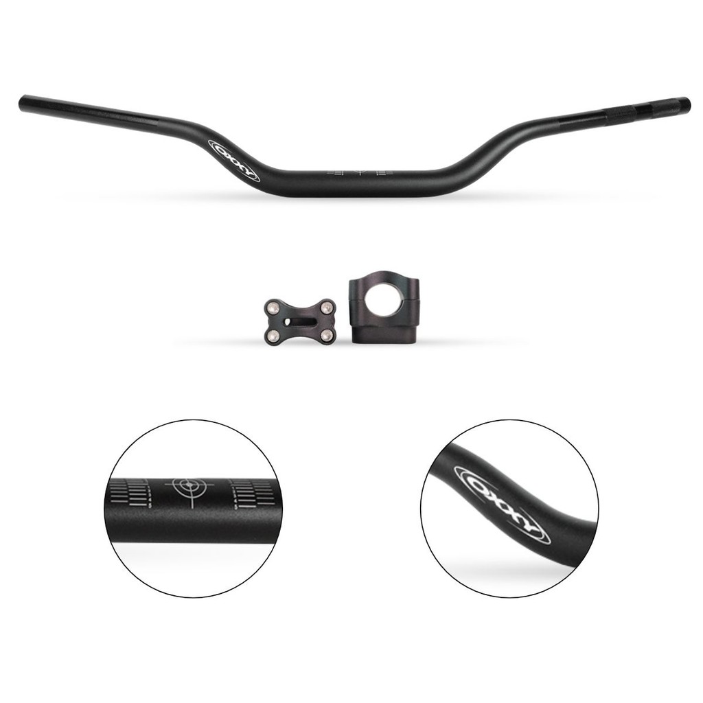 Guidão Oxxy Alto Super Fat Bar 31mm Com Adaptador