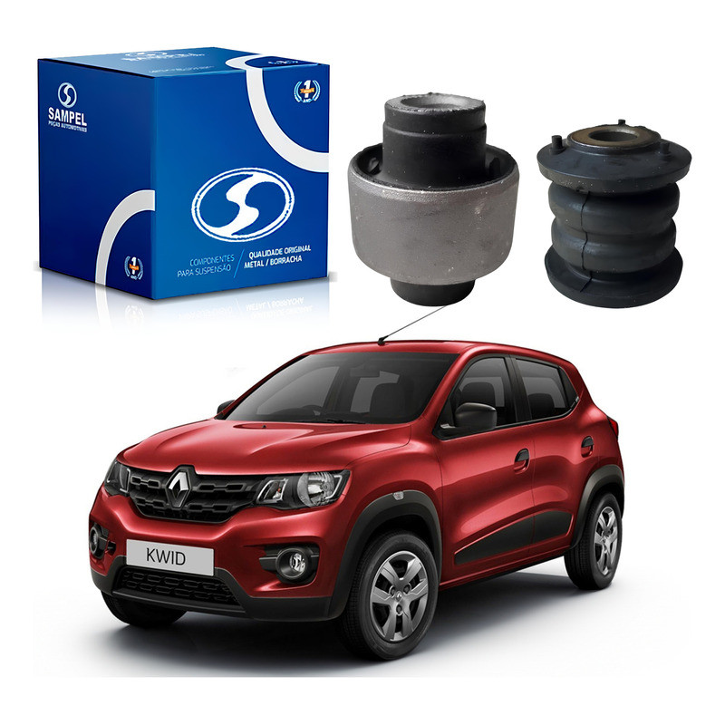 Par Bucha Bandeja Dianteira Sampel Kwid 1.0 2017 A 2021 - Spare Parts and Accessories for Vehicles
