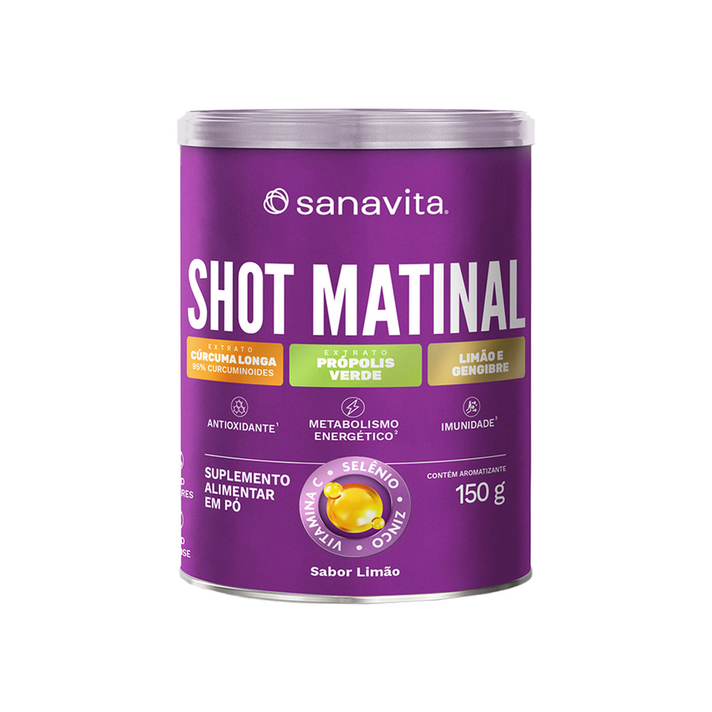 Shot Matinal - Limão 150g - Sanavita em Oferta na Shopee