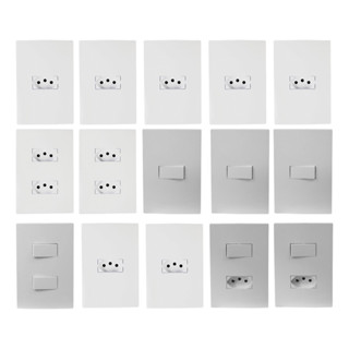 Kit 15 Peças Tomada Interruptor Ilumi I9 + Casa Completa em Oferta na Shopee