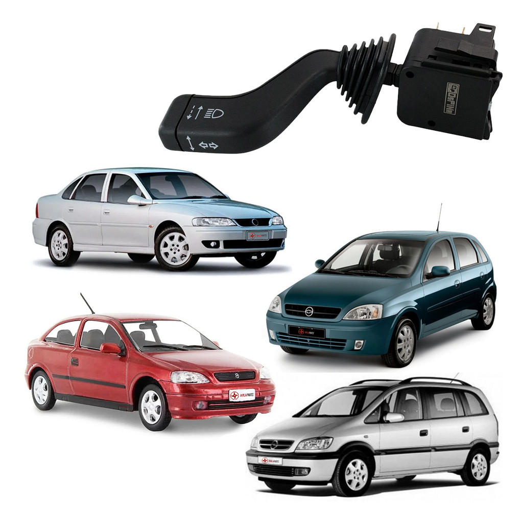 Chave de Seta Corsa Vectra astra Zafira Com Retorno Automático 10 Pinos Farol Alto Baixo GM 90228194 em Oferta na Shopee