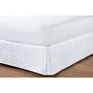 Saia Box Casal Matelada 01 Peça - Branco em Oferta na Shopee